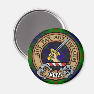 Íman Clan Gunn Tartan Magnet