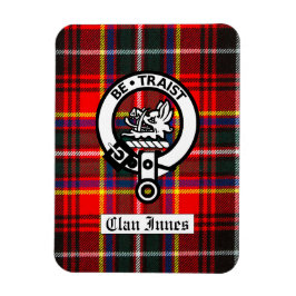Íman Clan Innes Crest Crachá & Tartan