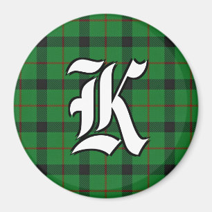 Íman Clan Kincaid Tartan Acentos de Xadrez