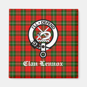 Íman Clan Lennox Crest Crachá & Tartan