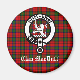 Íman Clan MacDuff Tartan e Crachá Crest escoceses