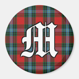 Íman Clan MacLea Livingstone Tartan Acentos na Xadrez