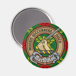 Íman Clan MacMillan Crest sobre Tartan