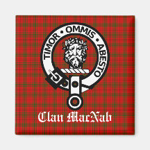 Clan MacNab Crest Crachá e Tartan