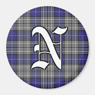 Íman Clan Napier Tartan - Acentos de Xadrez