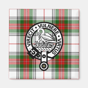 Íman Clan Stewart Tartan Crest Magnet