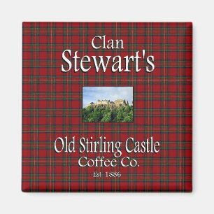 Íman Clan Stewart's Old Stirling Castle Coffee Co.