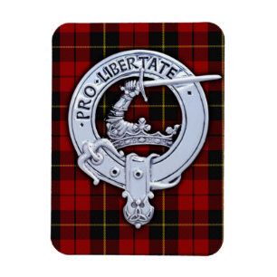 Íman Clan Wallace Crest & Tartan