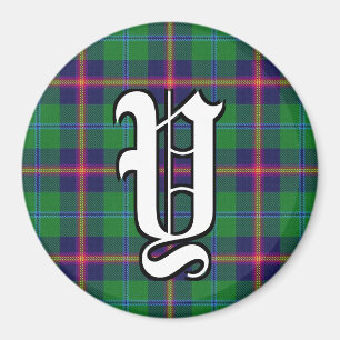 Íman Clan Young Tartan Xadrez Acentos