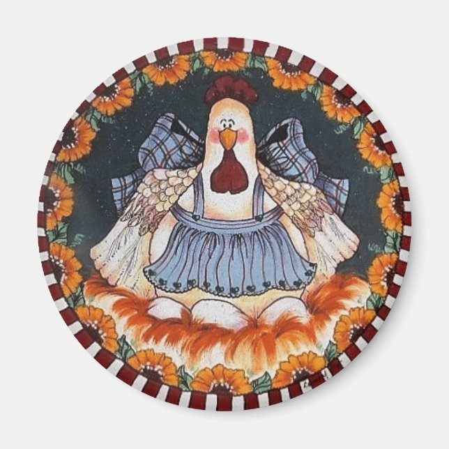 Íman Clara Cluckleworth Magnet (Frente)