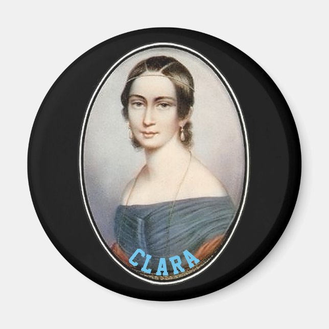 Íman Clara Schumann (1838) Magnet (Frente)