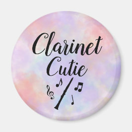 Íman Clarinet Cutie Watercolor Music Magnet