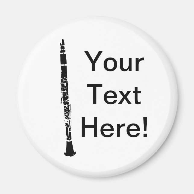 Íman Clarinet Personalizado (Frente)