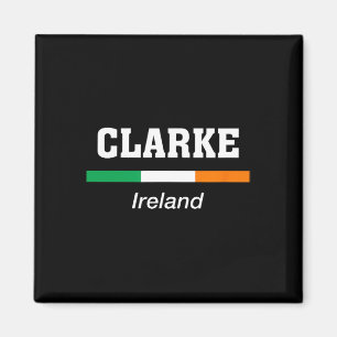 Íman Clarke Irish Family Name Dia de São Patrício Irlan