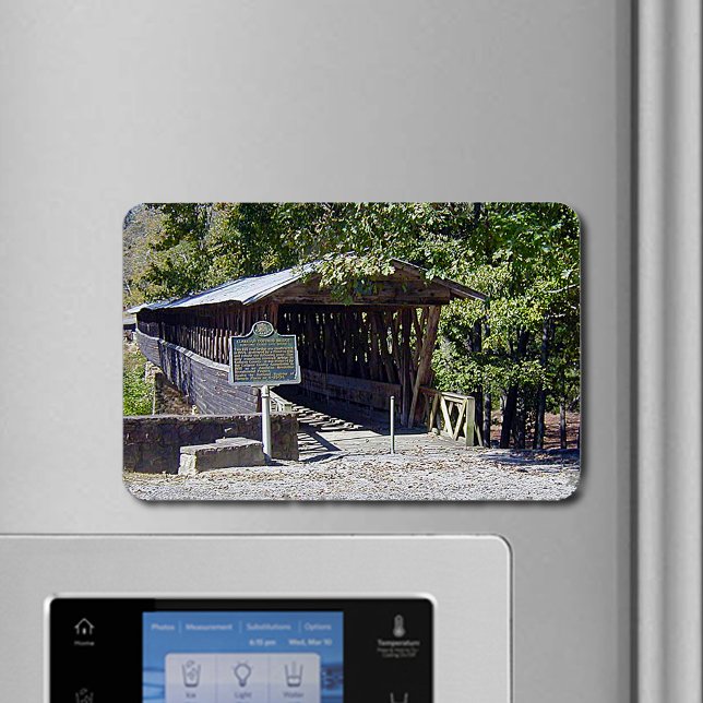 Íman Clarkson Covered Bridge Alabama (Clarkson Covered Bridge Alabama Flexible Magnet)