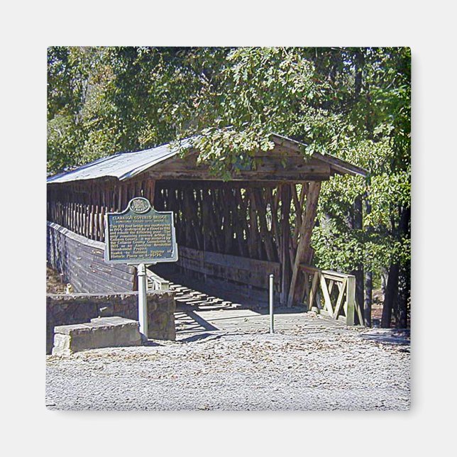 Íman Clarkson Covered Bridge Alabama (Frente)
