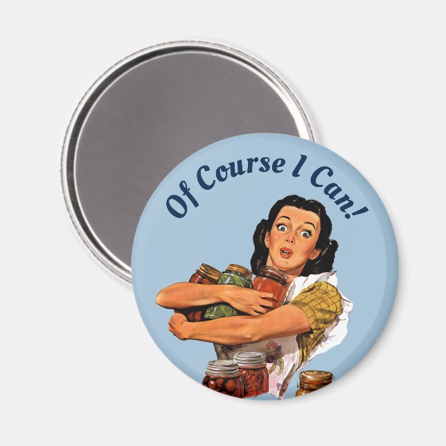 Íman Claro Que Posso Magnet (Front/Back)