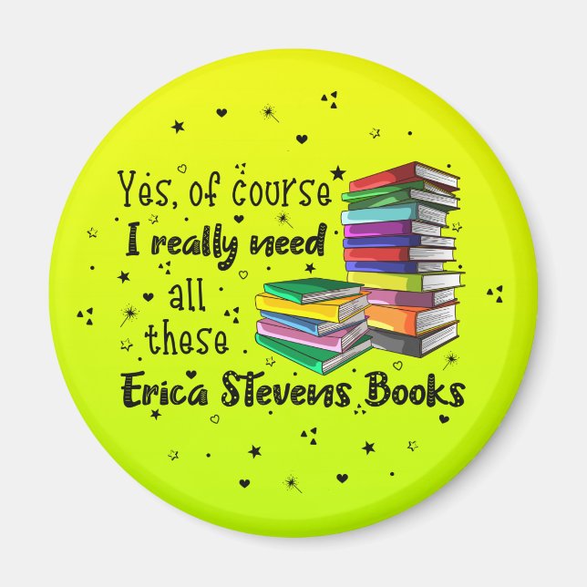Íman Claro Que Preciso Desses Livros Erica Stevens (Frente)