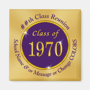 Íman Classe de 1970 Favoritos para festas, 55.a Reunião