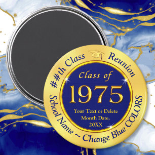 Íman Classe de 1975, Magnets de Reunião de Classe Perso