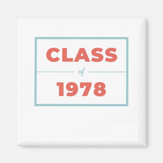 Íman Classe de 1978 (Frente)