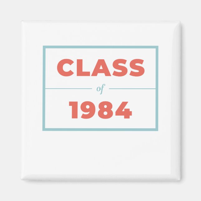 Íman Classe de 1984 (Frente)