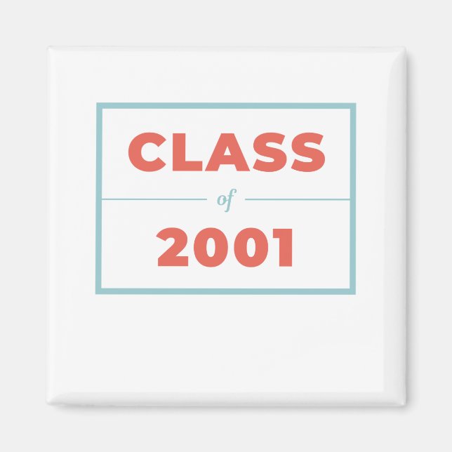 Íman Classe de 2001 (Frente)