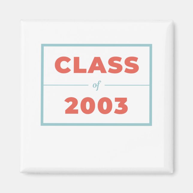 Íman Classe de 2003 (Frente)