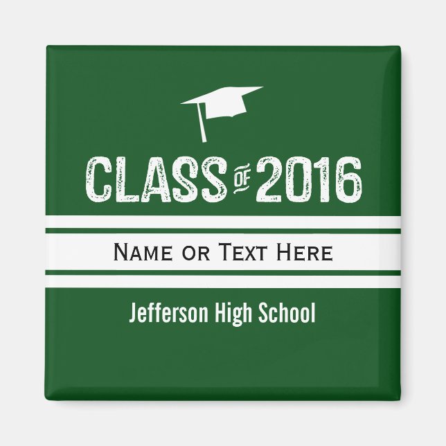 Íman Classe de Boné de formatura de distribuição de esp (Frente)