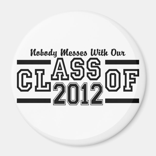 Íman CLASSE DE ímã 2012 - grande e personalizável (Frente)
