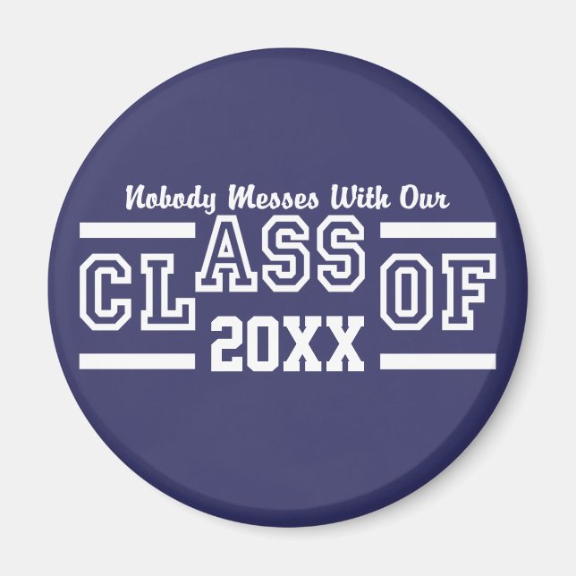 Íman Classe de ímã personalizado QUALQUER ano (Frente)
