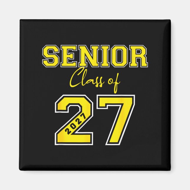 Íman Classe Mínima Senior 2027 Camisa Dourada (Frente)