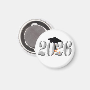 Íman Classe prateada de graduação de 2026