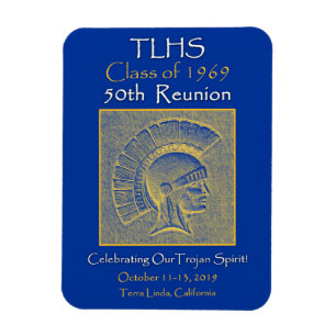 Íman Classe TLHS de 1969 Trojan Spirit 50ª Reunião