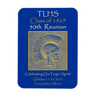Íman Classe TLHS de 1969 Trojan Spirit 50th Reunion