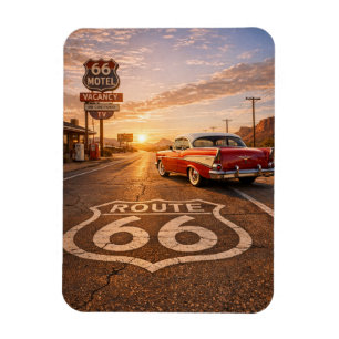 Íman Classic Crimson Cruiser Deserto Horizonte Pôr do S