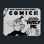 Íman Classic PUDGY PIG (P.S.A.) Magnet<br><div class="desc">- Classic 1950's PUDGY PIG: Public Service Announcement AD Funny Magnet.</div>