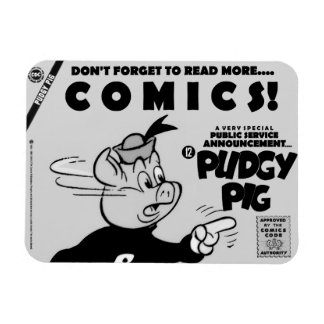 Íman Classic PUDGY PIG (P.S.A.) Magnet 