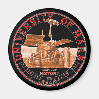 Íman Classic Red Orange Black Logo Universidade Mars