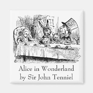 Íman Clássico Alice no País das Maravilhas, Cena do Chá