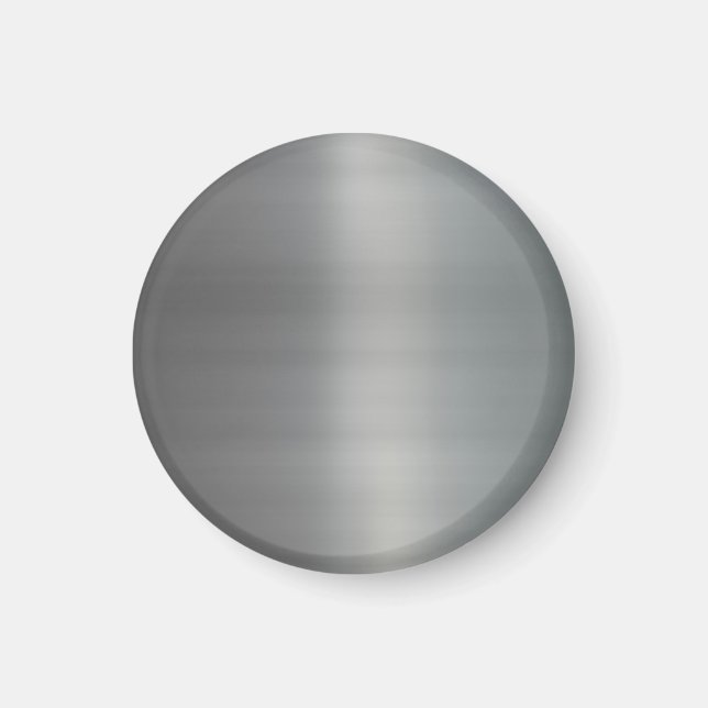 Íman Clássico Brutado de Metal Texturizado (Frente)