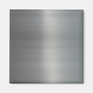 Íman Clássico Brutado de Metal Texturizado