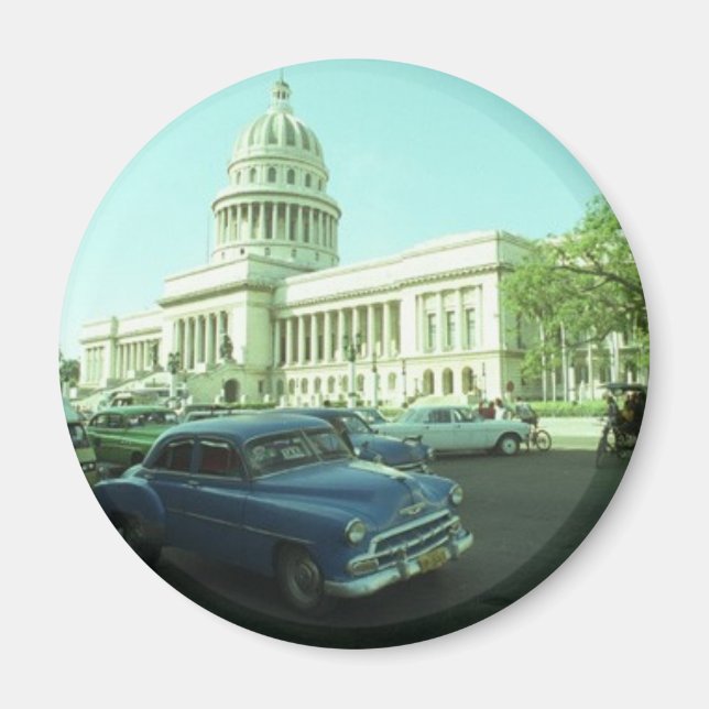 Íman Clássico Carro Havana Cuba (Frente)