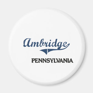 Íman Clássico da cidade de Ambridge Pensilvânia