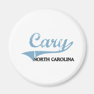 Íman Clássico da cidade de Cary North Carolina