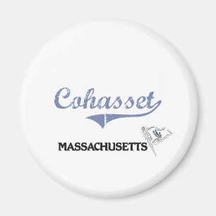 Íman Clássico da cidade de Cohasset Massachusetts