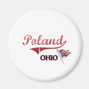 Íman Clássico da cidade de Ohio do Polônia