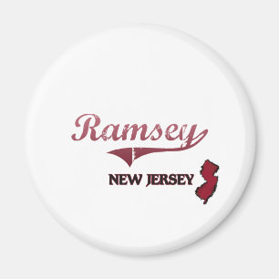 Íman Clássico da cidade de Ramsey New-jersey