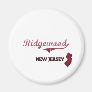 Íman Clássico da cidade de Ridgewood New-jersey