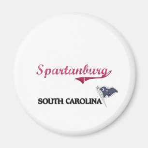 Íman Clássico da cidade de Spartanburg South Carolina